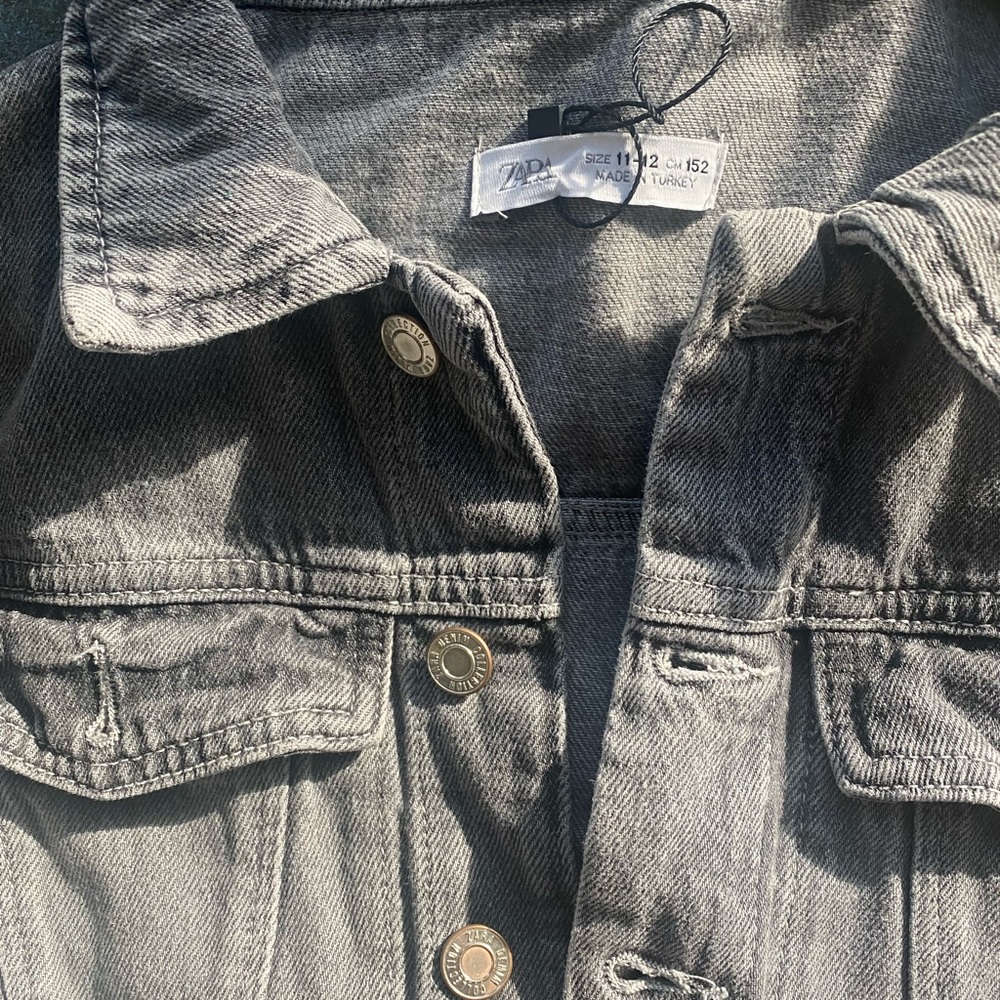 Cool Gray Denim Jumpsuits from ZARA